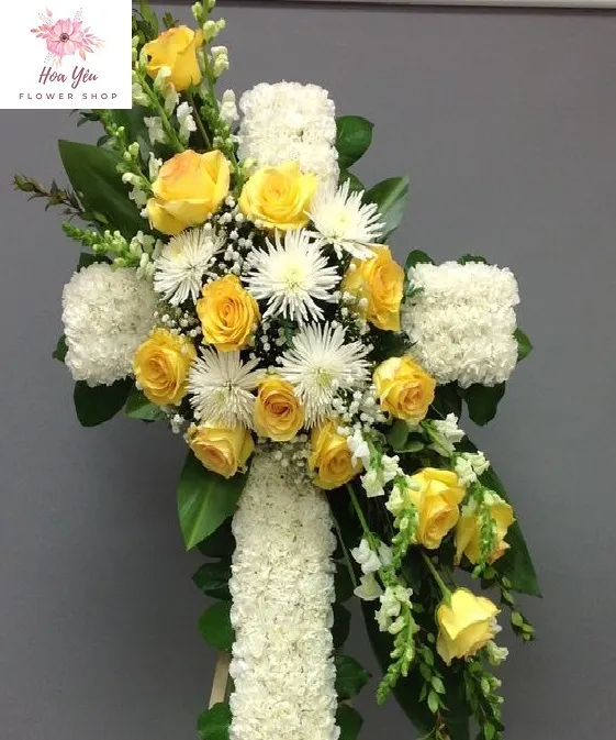 Hoa tang lễ Công Giáo sử dụng Hoa Lài Vàng thể hiện lòng kiên nhẫn và lòng hiến dâng