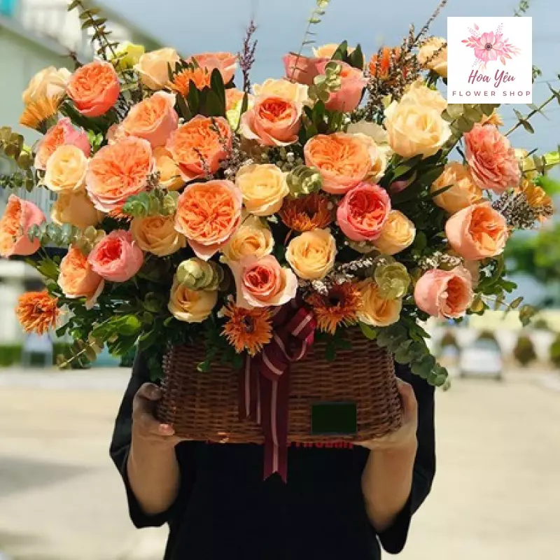 Shop Hoa Yêu nơi mang đến những giỏ hoa chúc mừng Ngày 20/10 tuyệt đẹp