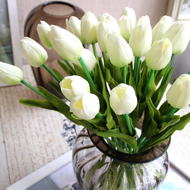Tulip Trắng Mang Ý Nghĩa Tình Yêu Quý Chân Thành